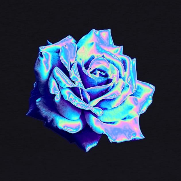 Blue Rose by dinaaaaaah